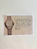 Six poem collage print